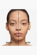 Dior Forever Skin Wear Foundation shade 2.5W before and after on model