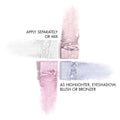 Dior Backstage Glow Maximizer Palette texture close-up, shade 002 Frosted Opal Glow