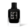 Givenchy Gentleman Society Eau de Parfum Extreme black bottle with white florals, coffee beans, and woody fragrance notes.