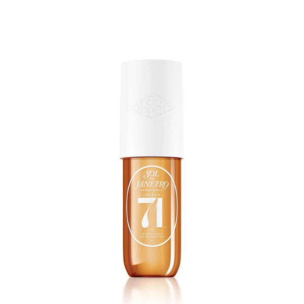 Sol de Janeiro Cheirosa 71 Perfume Mist hair and body fragrance bottle with white cap at ZARÉ Cosmetics