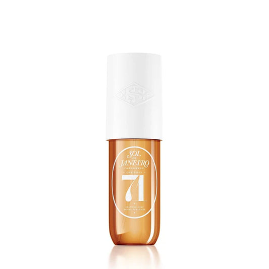 Sol de Janeiro Cheirosa 71 Perfume Mist hair and body fragrance bottle with white cap at ZARÉ Cosmetics