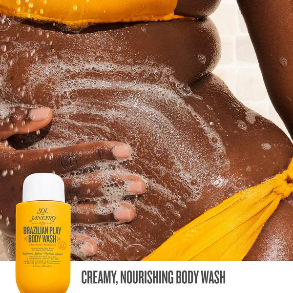 Sol de Janeiro Brazilian Play Shower Cream-Gel lather and application