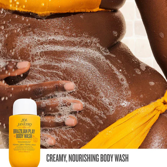Sol de Janeiro Brazilian Play Shower Cream-Gel lather and application