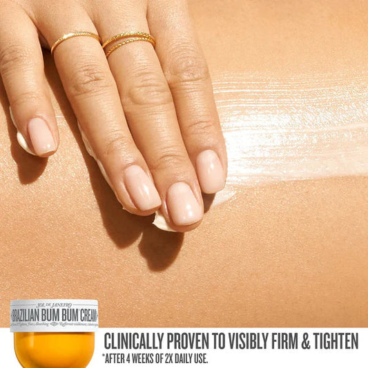 Sol de Janeiro Brazilian Bum Bum Cream application on skin