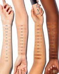 Dior Forever Skin Wear Foundation full shade range arm swatches