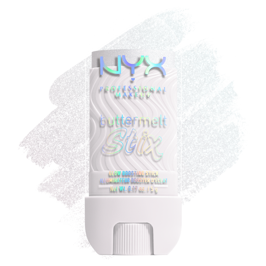 NYX Professional Makeup Buttermelt Stix in 03 That's So Melt, cream highlighter stick with swatch texture