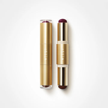 Stila dual-ended contour and blush stick in a gold luxury casing isolated on a white background at ZARÉ Cosmetics
