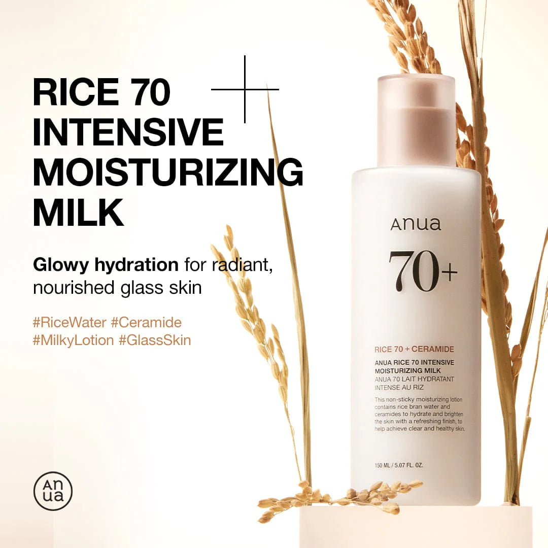 Anua -Rice 70 Ceramide Intensive Moisturizing Milk 150ml