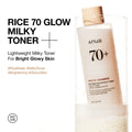 Anua - Rice 70 Ceramide Glowy Milky Toner 250ml