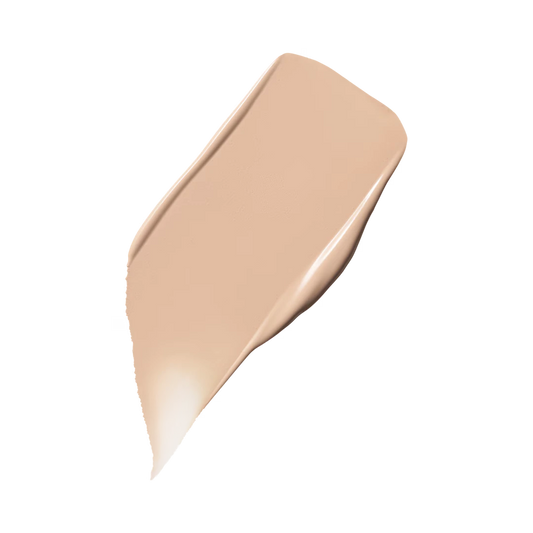 MAC Studio Fix Fluid foundation liquid texture swatch in a beige shade isolated on a white background at ZARÉ Cosmetics