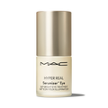 MAC Hyper Real Serumizer Eye bright eye treatment bottle on black background.