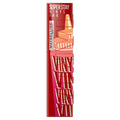 Maybelline Super Stay Vinyl Ink Sauce liquid lipstick tube in red packaging with the Vinyl Ink pattern and Maybelline New York branding