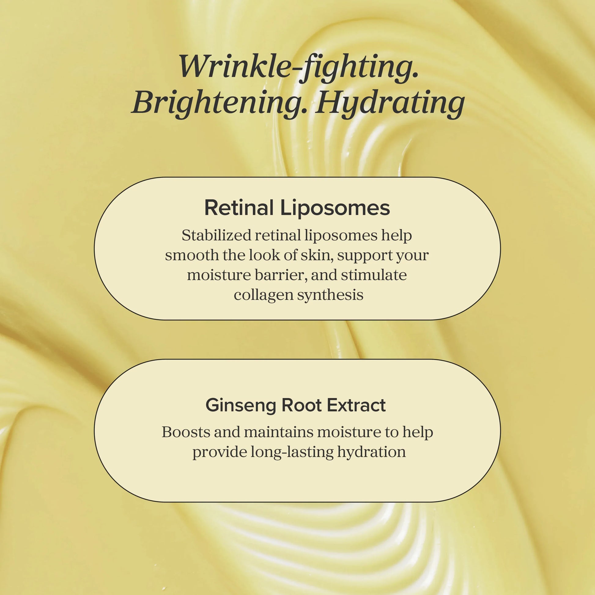 Model holding Revive Eye Serum tube near face highlighting under-eye skincare focus and glass skin glow effect.