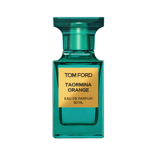 Tom Ford Taormina Orange Eau de Parfum 30ml bottle on black background.