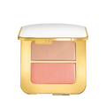 Tom Ford Soleil Sheer Cheek Duo in Eclat Nu featuring highlighter and blush powders in a gold compact at ZARÉ Cosmetics