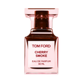 Tom Ford Cherry Smoke Eau de Parfum bottle on black background.