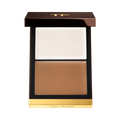 Tom Ford Shade and Illuminate Contour Duo in 0.5 Intensity compact on black background.