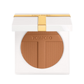 Tom Ford Soleil Bronzing Powder 01 Cascais close-up showing soft matte bronzer texture.