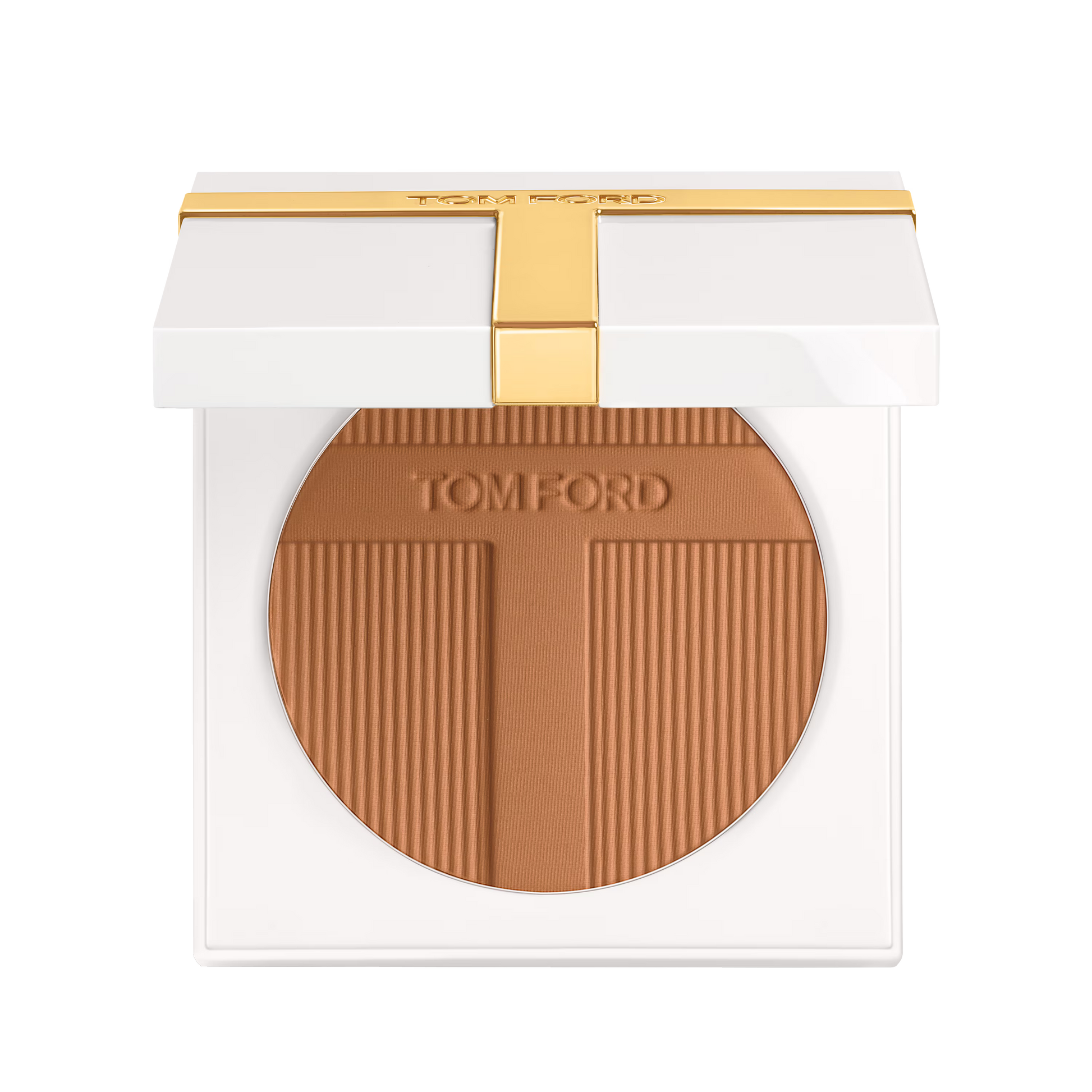 Tom Ford Soleil Bronzing Powder 01 Cascais close-up showing soft matte bronzer texture.